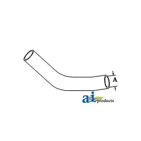 A & I Products Radiator Hose, Upper 19" x3" x3" A-184299A1